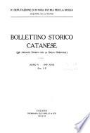 Bollettino storico catanese