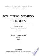Bollettino storico cremonese