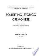 Bollettino storico cremonese