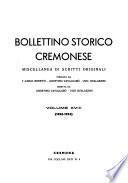 Bollettino storico cremonese