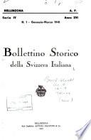 Bollettino storico della Svizzera Italiana