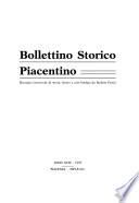 Bollettino storico piacentino