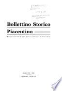 Bollettino storico piacentino