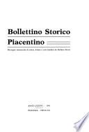 Bollettino storico piacentino