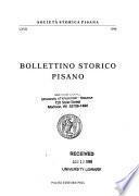 Bollettino storico pisano