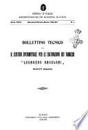 Bollettino tecnico
