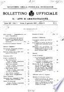 Bollettino ufficiale. 2, Atti di amministrazione
