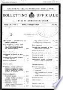 Bollettino ufficiale. 2, Atti di amministrazione