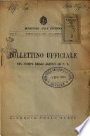 Bollettino ufficiale del corpo degli agenti di p.s