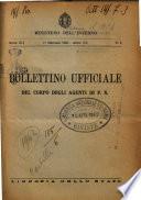 Bollettino ufficiale del corpo degli agenti di p.s