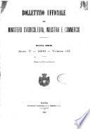 Bollettino ufficiale del Ministero d'agricoltura, industria e commercio