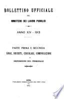 Bollettino ufficiale del Ministero dei lavori pubblici