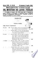 Bollettino ufficiale del Ministero dei lavori pubblici