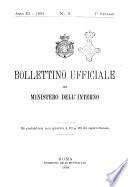 Bollettino ufficiale del Ministero dell'interno
