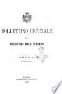 Bollettino ufficiale del Ministero dell'interno