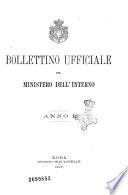 Bollettino ufficiale del Ministero dell'interno