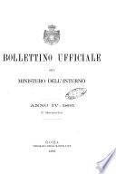 Bollettino ufficiale del Ministero dell'interno