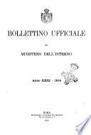 Bollettino ufficiale del Ministero dell'interno