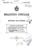 Bollettino ufficiale del Ministero dell'interno