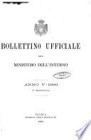 Bollettino ufficiale del Ministero dell'interno