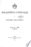 Bollettino ufficiale del Ministero dell'interno
