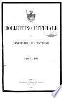 Bollettino ufficiale del Ministero dell'interno