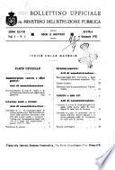 Bollettino ufficiale del Ministero dell'istruzione pubblica