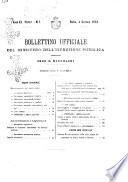 Bollettino ufficiale del Ministero dell'istruzione pubblica