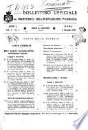Bollettino ufficiale del Ministero dell'istruzione pubblica