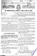 Bollettino ufficiale del Ministero della giustizia e degli affari di culto