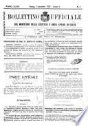 Bollettino ufficiale del Ministero della giustizia e degli affari di culto