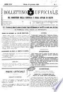 Bollettino ufficiale del Ministero della giustizia e degli affari di culto