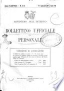 Bollettino ufficiale del personale