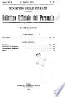 Bollettino ufficiale del personale