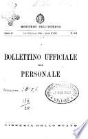 Bollettino ufficiale del personale