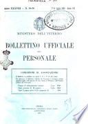 Bollettino ufficiale del personale