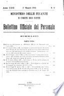 Bollettino ufficiale del personale