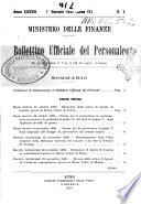 Bollettino ufficiale del personale