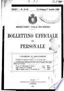 Bollettino ufficiale del personale