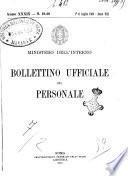 Bollettino ufficiale del personale