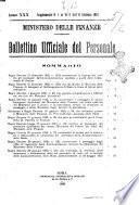 Bollettino ufficiale del personale
