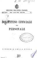 Bollettino ufficiale del personale