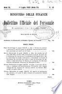 Bollettino ufficiale del personale