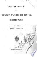 Bollettino ufficiale della Direzione generale del demanio e delle tasse