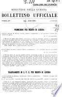 Bollettino ufficiale delle nomine, promozioni e destinazioni negli ufficiali e sottufficiali del R. esercito italiano e nel personale dell'amministrazione militare