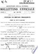 Bollettino ufficiale delle nomine, promozioni e destinazioni negli ufficiali e sottufficiali del R. esercito italiano e nel personale dell'amministrazione militare