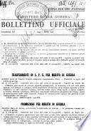 Bollettino ufficiale delle nomine, promozioni e destinazioni negli ufficiali e sottufficiali del R. esercito italiano e nel personale dell'amministrazione militare