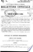 Bollettino ufficiale delle nomine, promozioni e destinazioni negli ufficiali e sottufficiali del R. esercito italiano e nel personale dell'amministrazione militare
