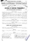 Bollettino ufficiale delle nomine, promozioni e destinazioni negli uffiziali dell'esercito italiano e nel personale dell'amministrazione militare