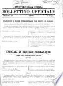 Bollettino ufficiale delle nomine, promozioni e destinazioni negli uffiziali dell'esercito italiano e nel personale dell'amministrazione militare